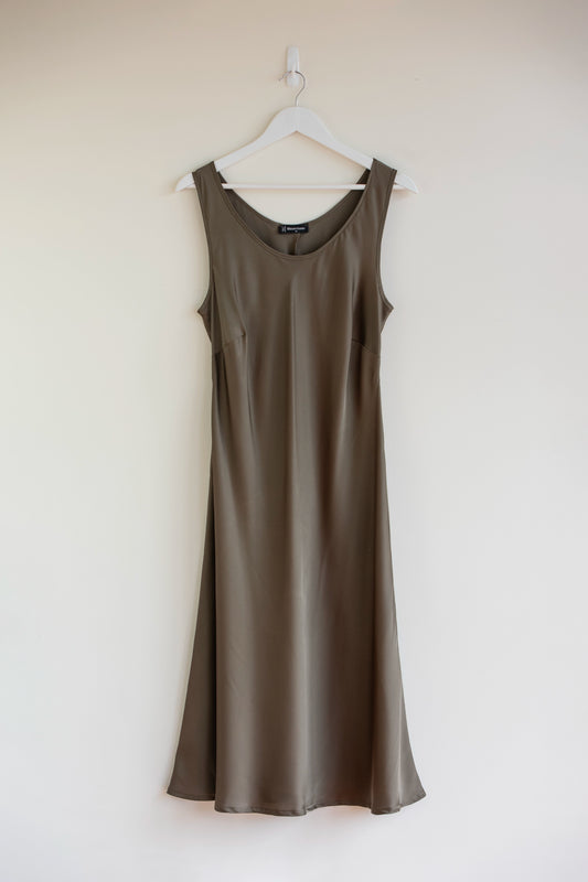 Bias-Cut Slip Dress